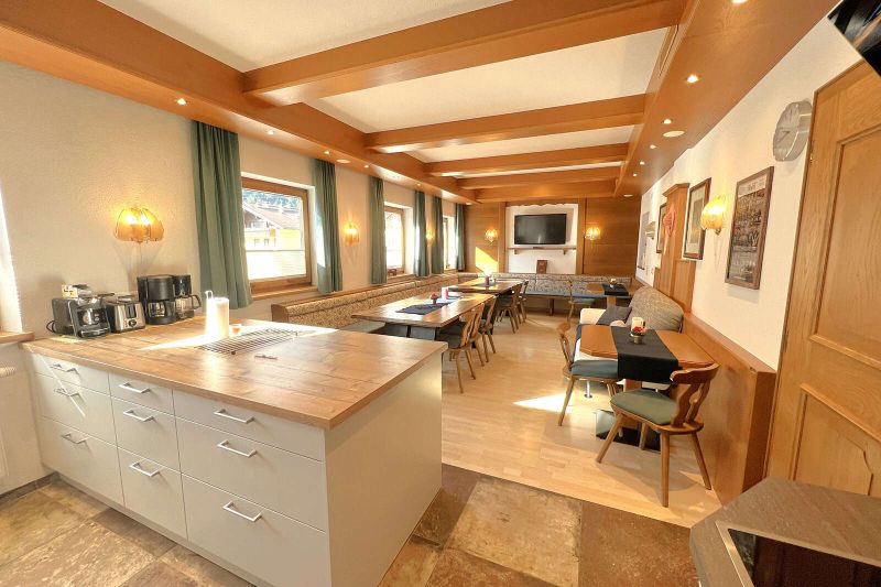 Kitchen-living room in the holiday apartment for 8 to 15 people