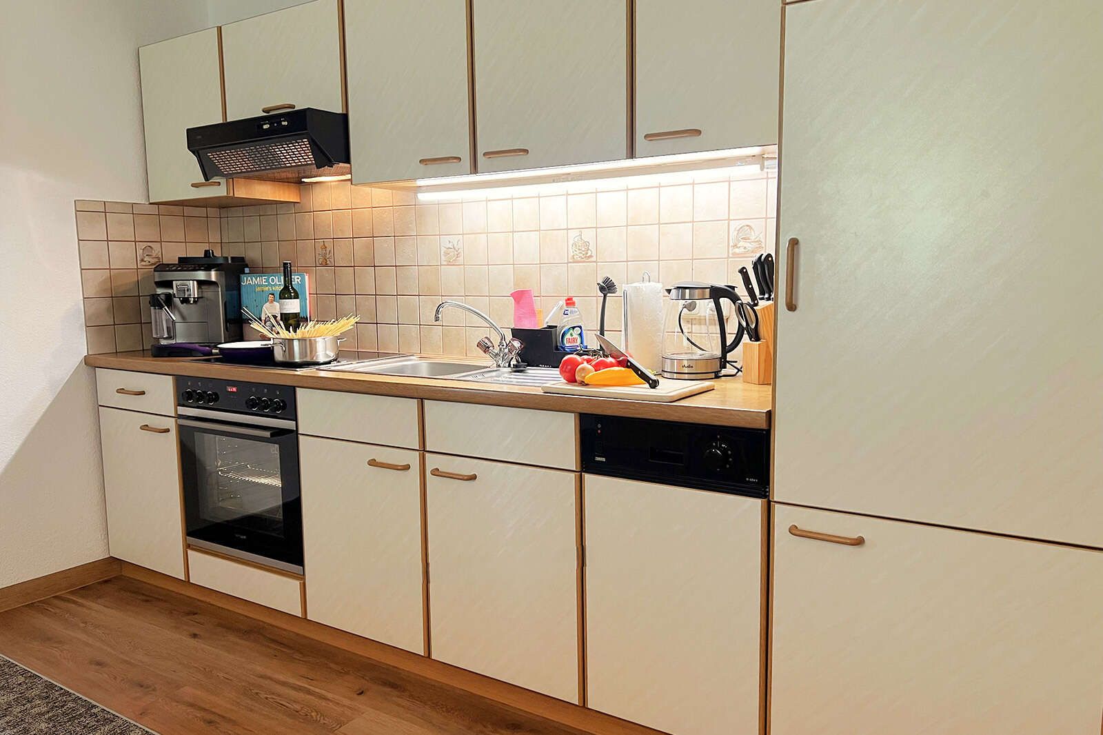 Kitchenette in the holiday apartment for 2 to 3 people